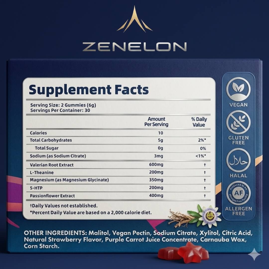 ZENELON Deep Sleep Gummies - 60 pcs